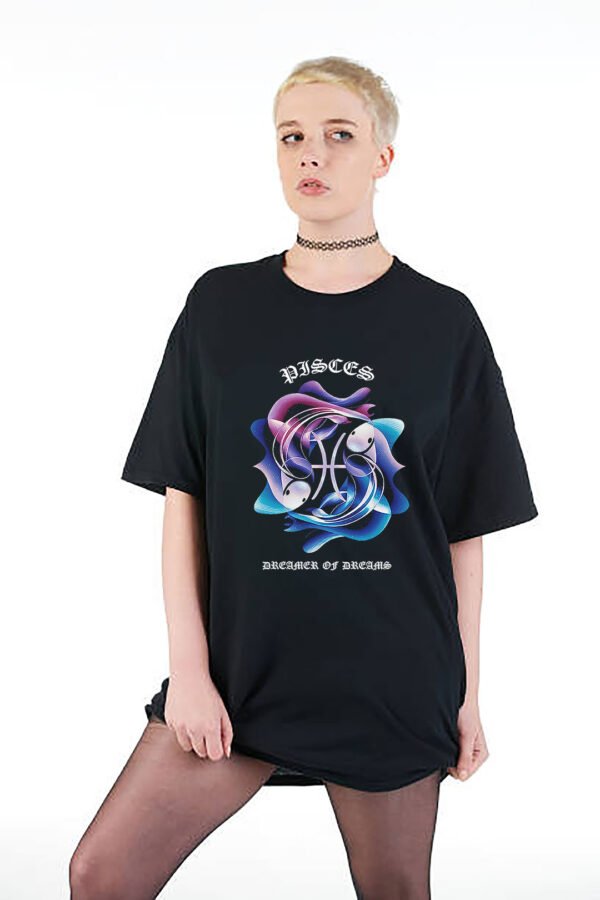 Pisces - Dreamer of Dreams Oversized Drop Shoulder French Terry