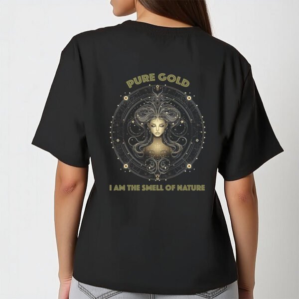 Virgo - Pure Gold Oversized Drop Shoulder French Terry