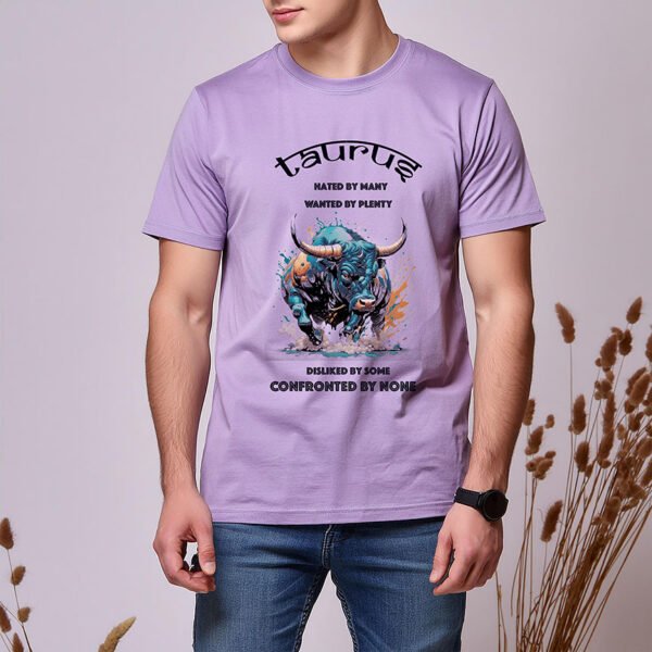 Taurus - Raging Bull Regular Fit Bio-washed Cotton T-shirt