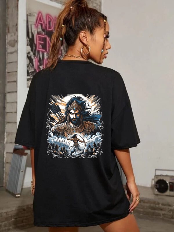 Anime - The Cosmic Yoddha Oversized Drop Shoulder French Terry