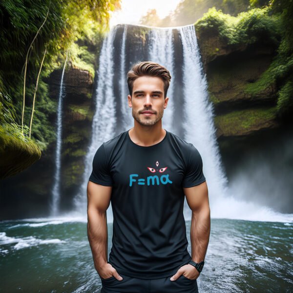 Shakti - F=MA | Regular Fit Premium Bio-washed Cotton T-shirt