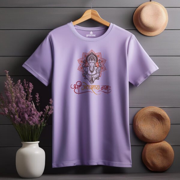 Ganpati - Shree Ganesh | Premium Bio-Washed Cotton Regular Fit T-shirt