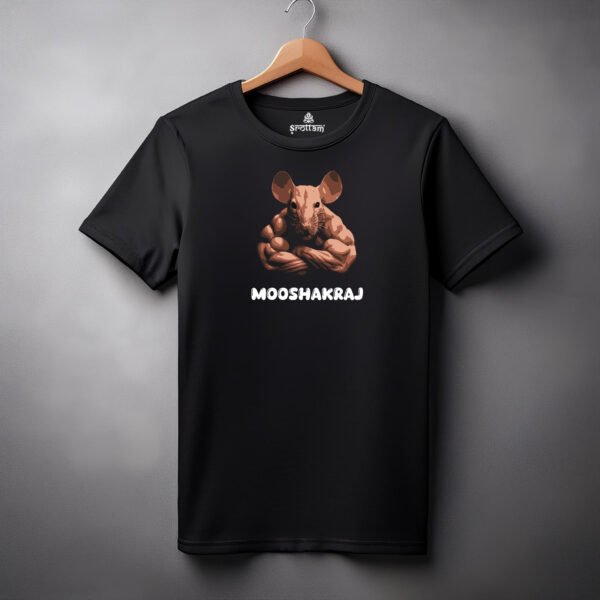 Ganpati - MooshakRaj | Premium Bio-washed Cotton Regular Fit T-shirt
