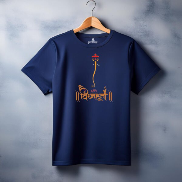 Ganpati - Vighnaharta | Premium Bio-washed Cotton T-shirt