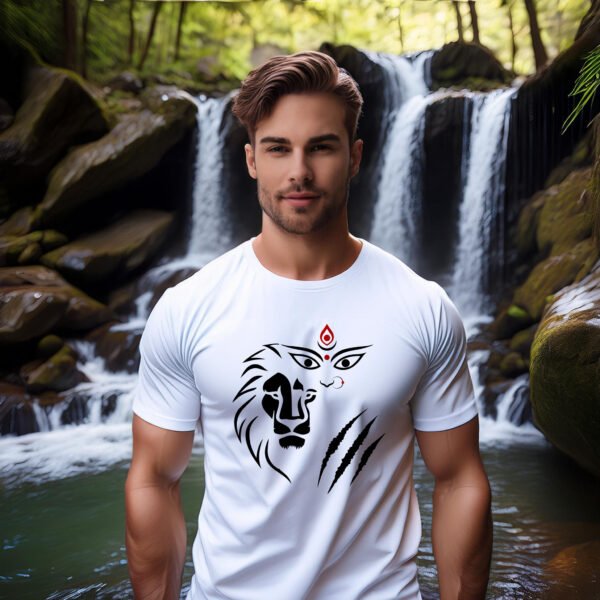 Shakti - The Lion Heart | Regular Fit Premium Bio-Washed Cotton T-shirt